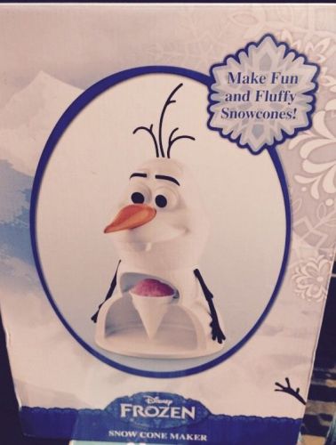 Frozen Olaf Snow Cone Maker Shaves Ice Machine  Molds Cup Kit