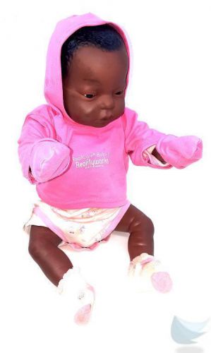 Realityworks Real Care Baby II African American Girl Baby Simulator UNTESTED
