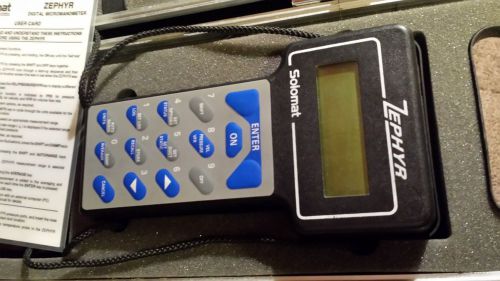 ZEPHYR Solomat Digital Micromanometer