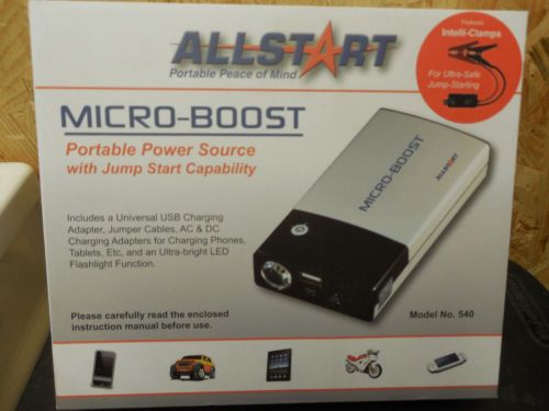 Allstart 540 microboost jump starter model 540 5408 for sale