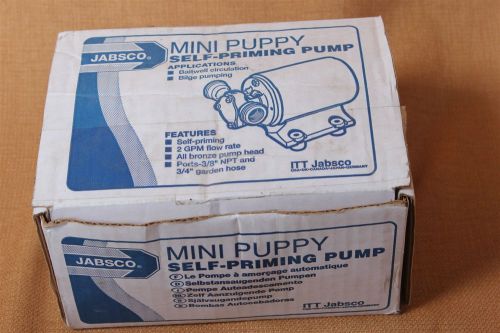 Jabsco &#034;Mini Puppy&#034; Self-Priming Pump Model 8860-0001