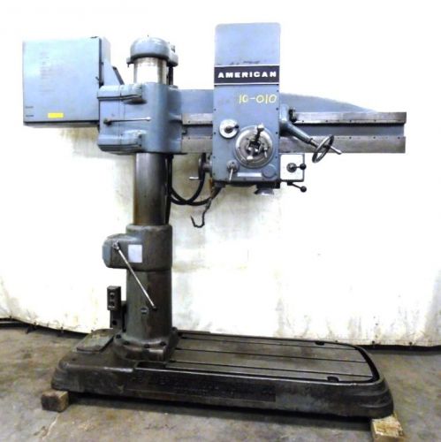 The american tool works co. &#034;1960&#034; 4&#039; x 9&#034; column radial drill, model 2709478 for sale