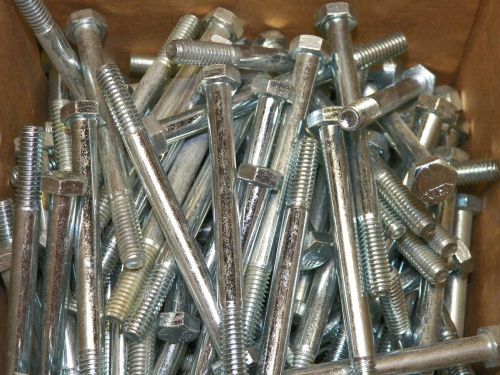 5/16-18 x 3 5/8&#034; hex head bolts grade 5 steel(150 bolts) for sale