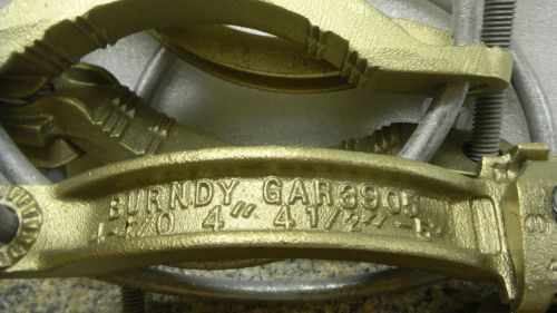Burndy gar 3905 4&#034; thru 5&#034; high conductivity copper ground connector for sale