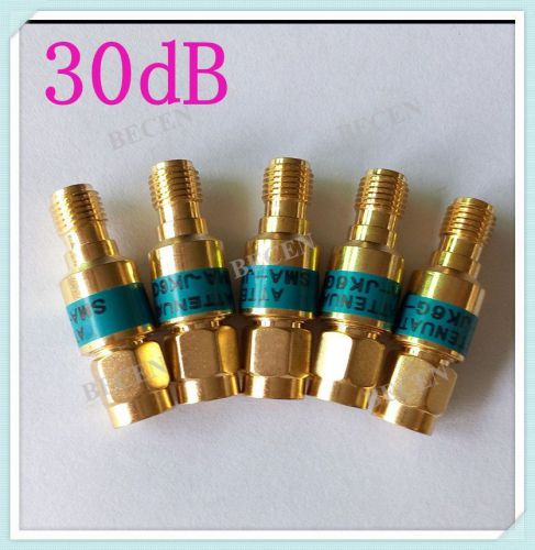 6GHz 2W SMA fixed Coaxial rf Attenuator 30dB