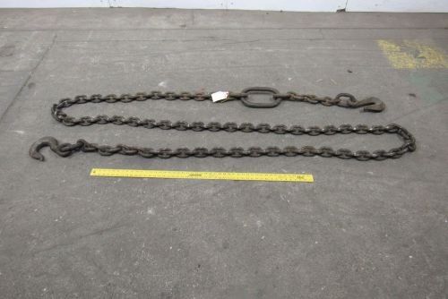 3/4&#034; chain 21&#039; overall length single leg adjustable chain sling 21&#039; wll 23000 for sale
