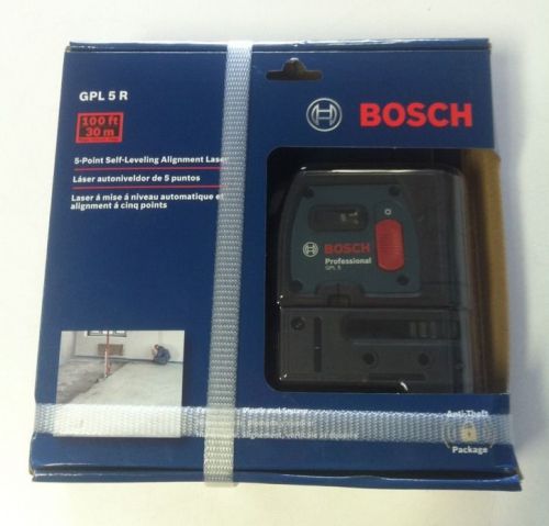 *NEW* Bosch GPL5 R 5-Point Self-Leveling Alignment Laser Level