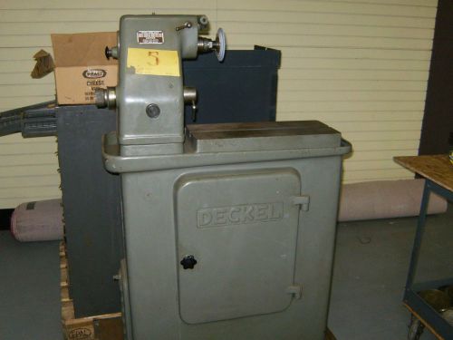 DECKEL MODEL S1 TOOL &amp; CUTTER GRINDER WITH PARTS