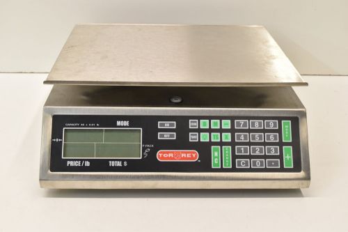 Torrey LPC-40, 40 x .01 lb Price Computing Deli Meat Digital Scale All Stainless