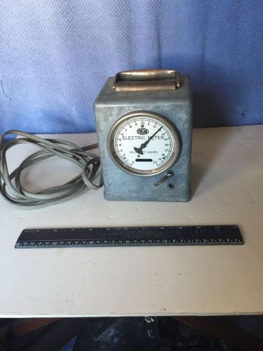 Vintage Sangamo Electric Company Meter RARE DIAL FACE CARRIAGE STYLE METER