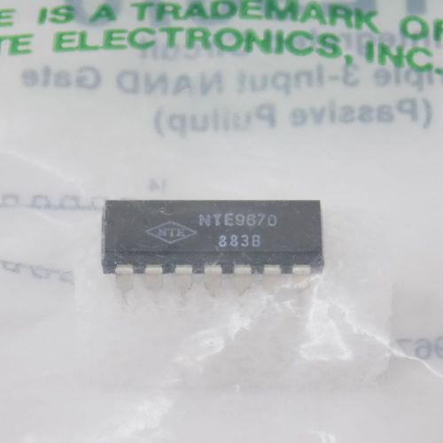 1x NTE9670 INTEGRATED CIRCUIT HTL-triple 3-input NAND GATE
