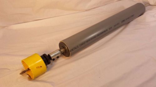 Electrician Riser Hole Saw Holesaw Electric 2 1/2&#034; Diameter Extension For Drill