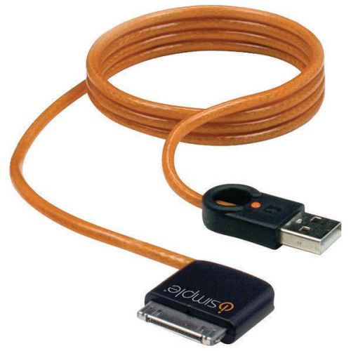 Isimple IS9403 High-Speed uLinx USB To 30-Pin Docking Connector Cable 40&#034;