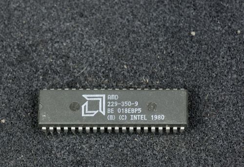 AMD 229-350-9 BE 018EBP5 INTEL 1980 40-Pin Dip