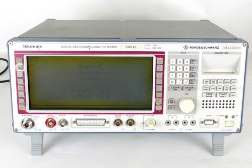 Tektronix ROHDE &amp; SCHWARZ CMD80 Digital Radio Communication Tester w/ Options
