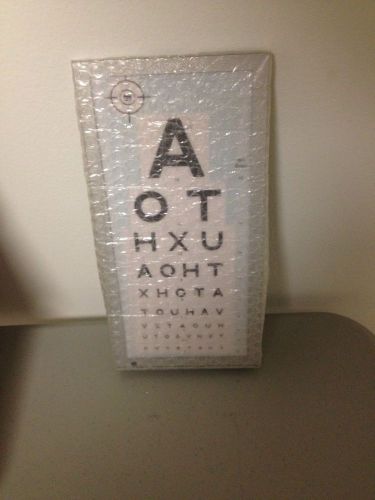 EYE CHART Auroa Electronic Electroluminescent With Remote Control GOBAL SHIP NEW