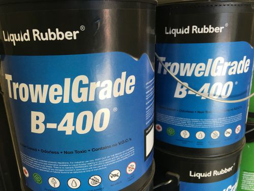 Liquid Rubber TrowelGrade B-400 Waterproof Sealant - 1 Gallon Can