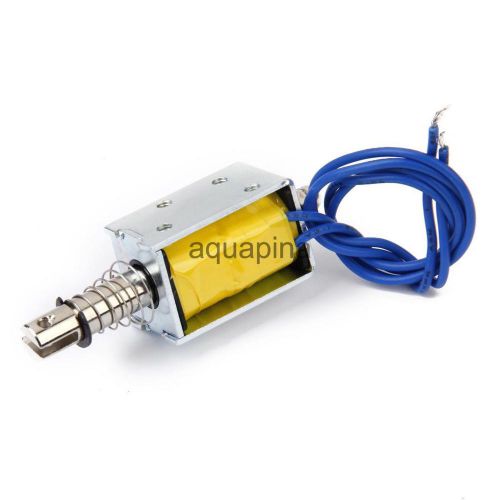 Dc 12v push pull type open frame solenoid electromagnet zye1-0630z blue for sale