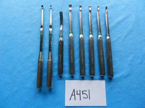 Richards Greishaber Orthopedic Neuro Spine Spinal Curettes &amp; Gouges