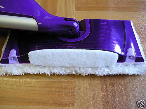 TWO SWIFFER WETJET REFILL WASHABLE MICROFIBER PADS INT USA MADE LABOR&amp; PRODUCT