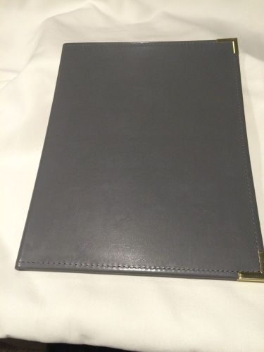Notepad Portfolio Folder Lot of 2! Made in USA (Gray)