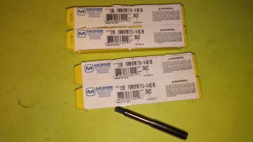 Morse cutting tools 7/16-14 nc h5 form btm tap edp# 36422 (four taps) for sale