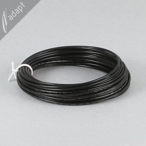 20 AWG Black Hook Up Lead Wire Stranded 25 ft UL1015, 600V AWM MTW TEW