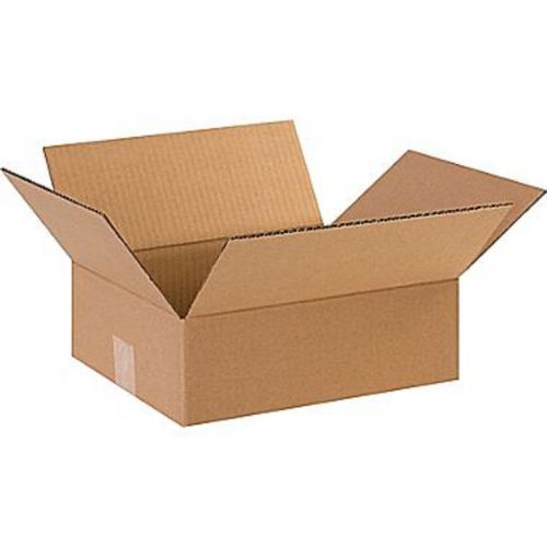 Corrugated Cardboard Flat Shipping Storage Boxes 12&#034; x 10&#034; x 5&#034; (Bundle of 50)