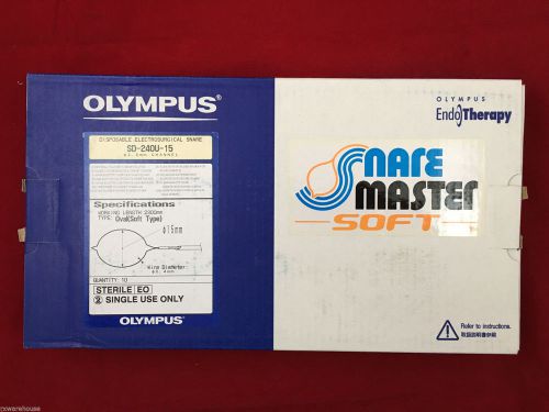 OLYMPUS SD-240U-15 Electrosurgical Snare 2.8mm x 2300mm, 15mm Loop, BOX OF 10
