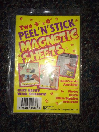 Lot Of 3 - Two 4&#034; x 6&#034; Magnetic Sheets, Photos, Crafts, +