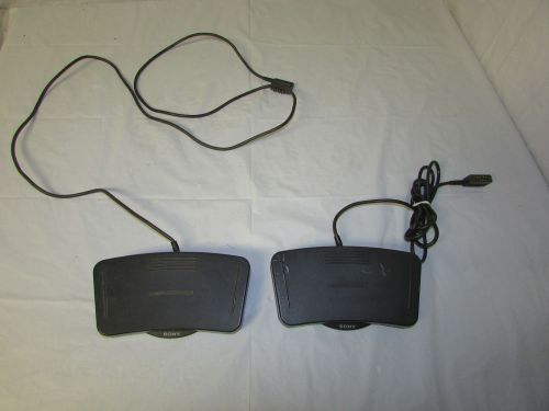 Pair (2) Sony USB Transcriber Dictation Machine FS-85 Foot Pedals
