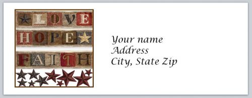 30 Personalized Return Address Labels Primitive Country Buy 3 get 1 free (800)