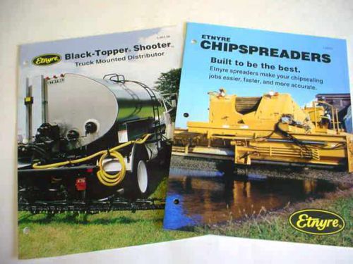 Etnyre Chipspreaders &amp; Distributors Brochures