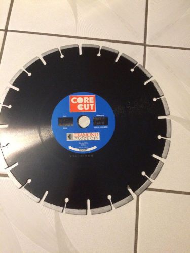 Diamond products core cut 14 inch premium black dry or wet masonry blade for sale