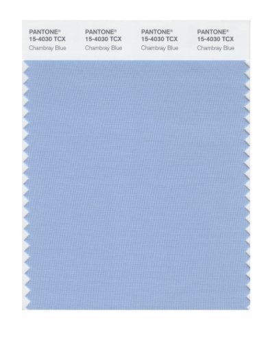 Pantone 15-4030 TCX Smart Color Swatch Card, Chambray Blue