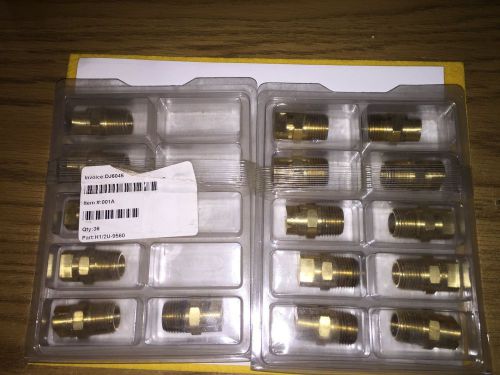 Spraying Systems H1/2U-9560 1/2&#034; MNPT Brass spray nozzle 95deg 6GPM at 40psi