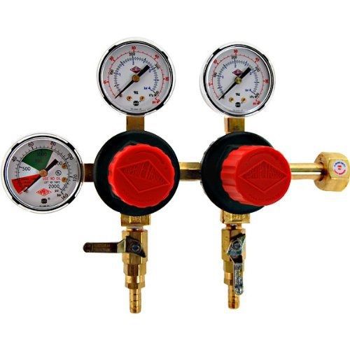 Taprite t752hp two product dual pressure kegerator co2 regulator for sale