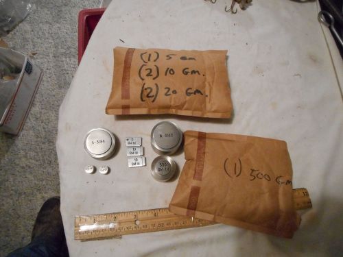 Labatory scale weights  8 total for sale