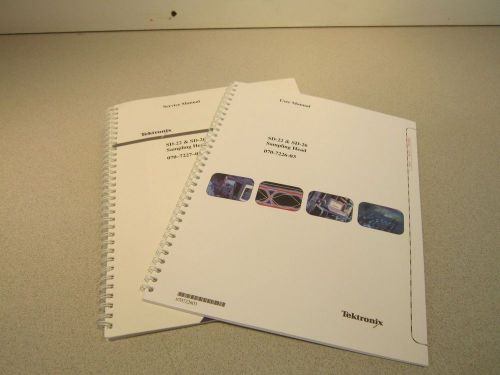 Tektronix SD-22 &amp; SD-26 Sampling Head Service Manual &amp; User Manual Set