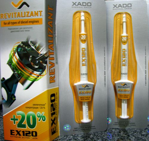 Ex120 xado set 2 syringe. revitalizant gel for diesel engines =2x8 ml for sale