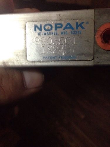 NOPAK 9803501, 1X2 H, 1/2IN BORE PNEUMATIC CYLINDER