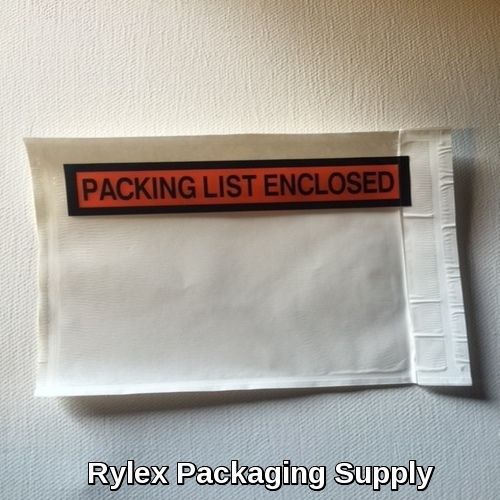 25 Packing List Enclosed Envelopes 4.5&#034; x 5.5&#034; Self Stick Pouch