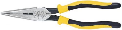 Klein Tools J203-8N 8-Inch Journeyman Heavy Duty Long Nose Pliers Yellow &amp; Black