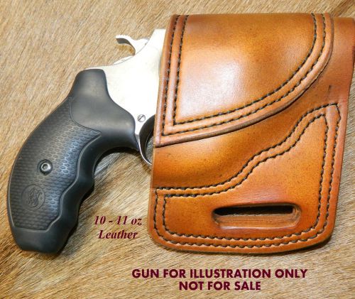 Gary C&#039;s Avenger OWB &#034;XH&#034; Revolver HOLSTER  Smith &amp; Wesson  J Frame 2&#034; leather