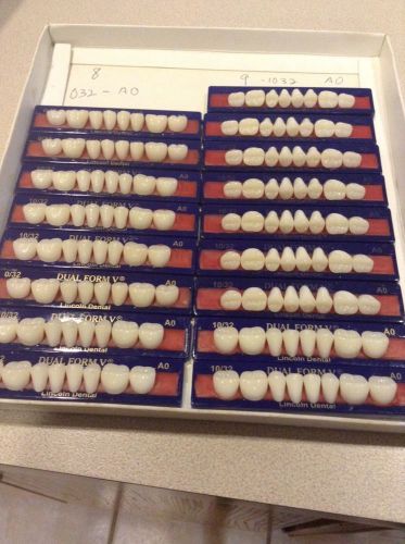 Dual Form denture teeth new,71 Cards Misc
