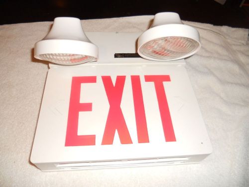 Thomas &amp; Betts LED Exit Sign &amp; Dual Emergency Lights – NEW/Open Box!