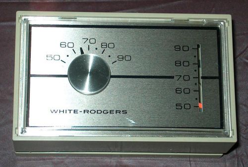 White rodgers 1f37c-101 1f37-408 2-stage heating thermostat 24 volt nib! for sale