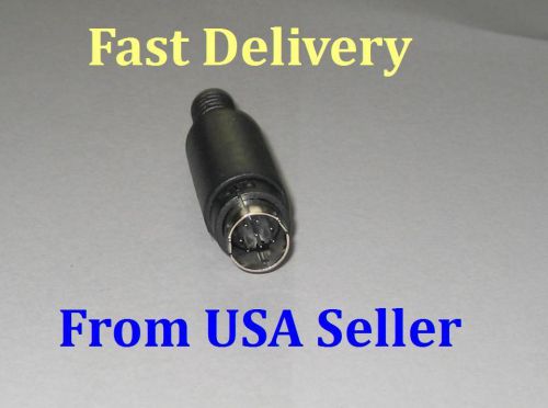 From USA , 4 Each 8 Pin Male Mini Din 8 Pin Plugs Connectors, Plastic