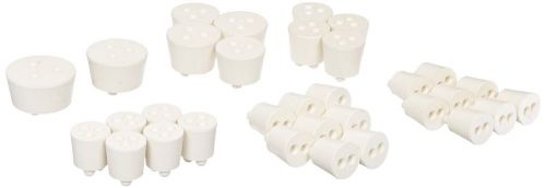 Plasticoid Twistit M66 White Rubber Stoppers Assortment Bag Including 33 Stop...