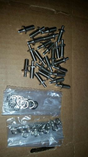 Lot of 24 SMA(f)-SMB(m) Panel Mount Adapters, New/Unused, Johnson Components